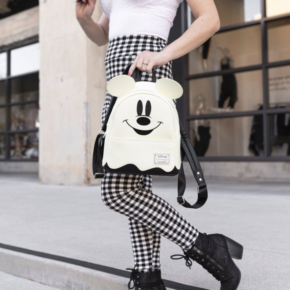 Loungefly Disney Ghost Mickey Halloween Backpack - Picture 10 of 11